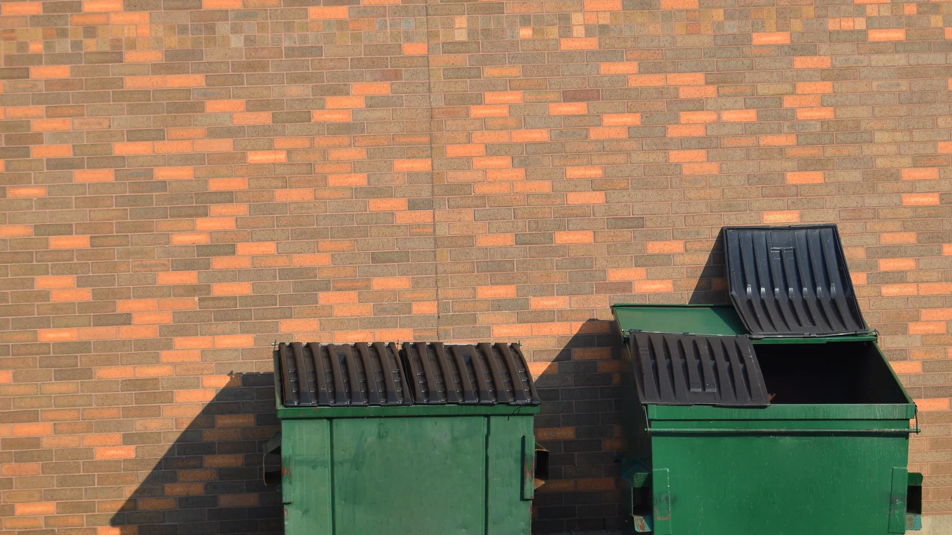 Urban commercial waste containers