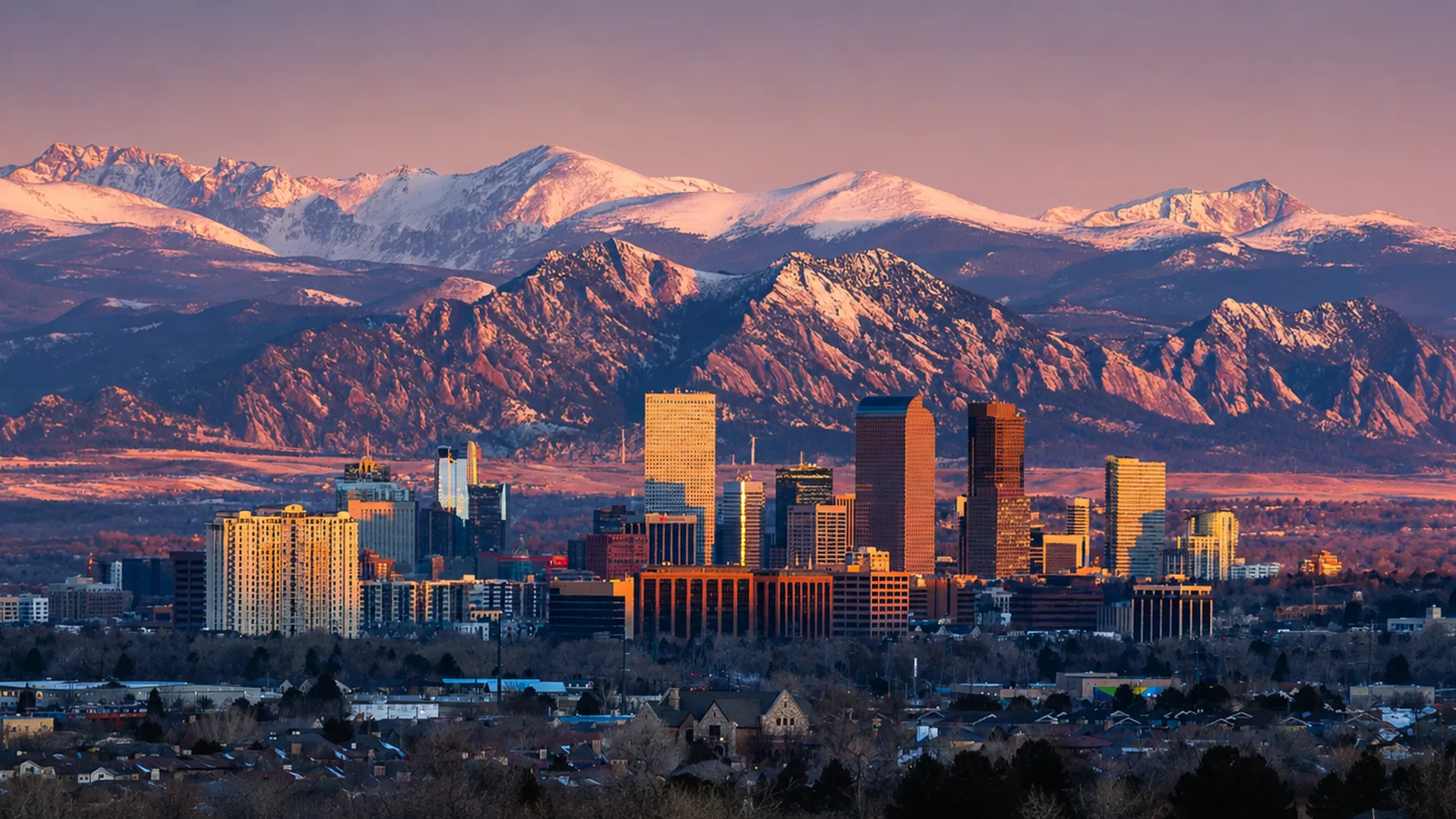 Denver metro service area map and routing overview