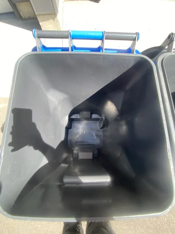 Residential trash bin in Denver after professional Britebin cleaning